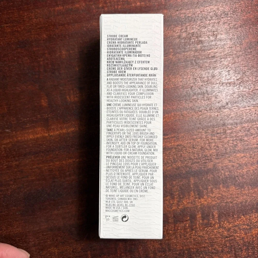 MAC‎ Strobe Cream Hydratant Lumineux Goldlite 1.7oz 50ml Radiant Moisturizer NIB